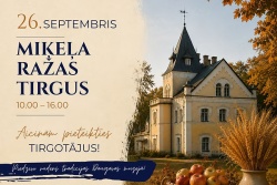 Tirgotāji aicināti pieteikties Miķeļa raža Salaspils novada TIC